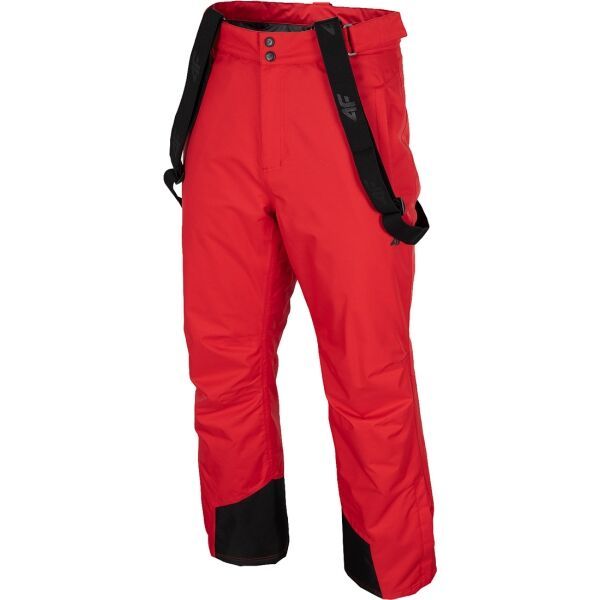 4F 4F FNK PANT´S M Spodnie narciarskie męskie, czerwony, rozmiar M
