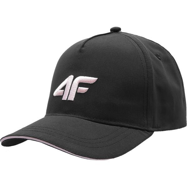 4F 4F GIRL'S CAP Czapka z daszkiem dziewczęca, czarny, rozmiar UNI