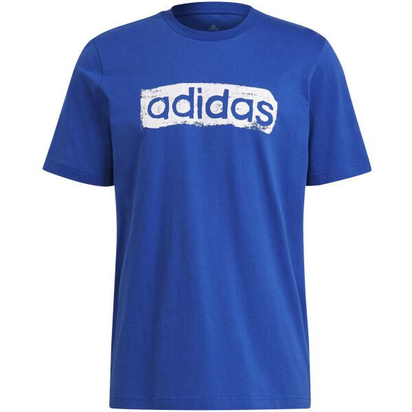 adidas adidas BRSHSTRK V4 TEE Koszulka męska, niebieski, rozmiar S