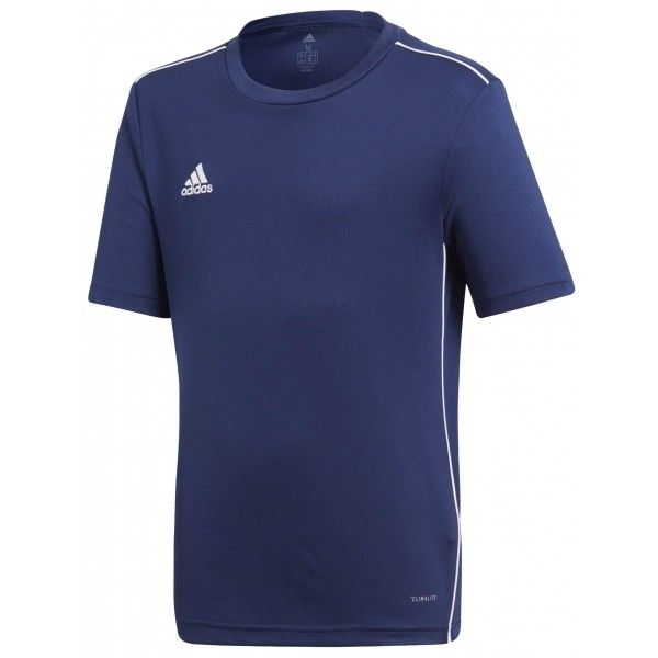 adidas adidas CORE18 JSY Y Koszulka piłkarska juniorska, ciemnoniebieski, rozmiar 140