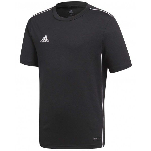 adidas adidas CORE18 JSY Y Koszulka piłkarska juniorska, czarny, rozmiar 164