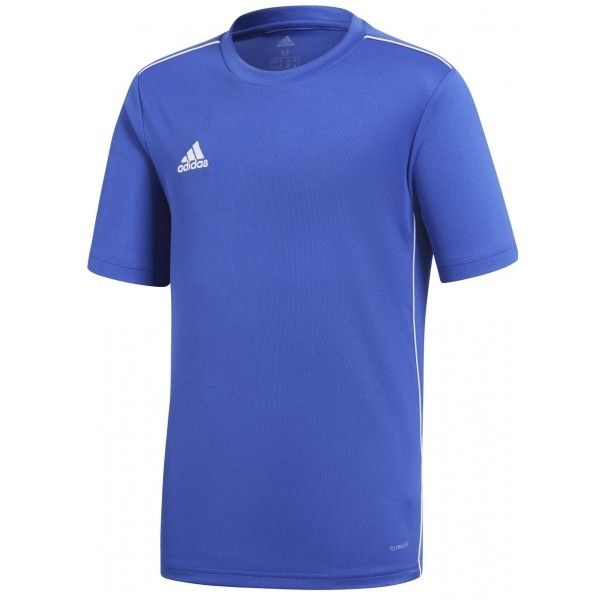 adidas adidas CORE18 JSY Y Koszulka piłkarska juniorska, niebieski, rozmiar 152