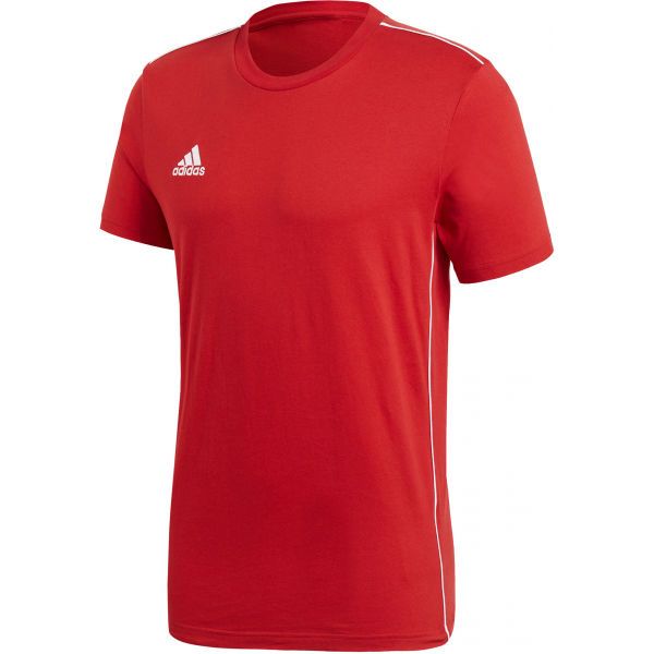 adidas adidas CORE18 TEE Koszulka męska, czerwony, rozmiar S