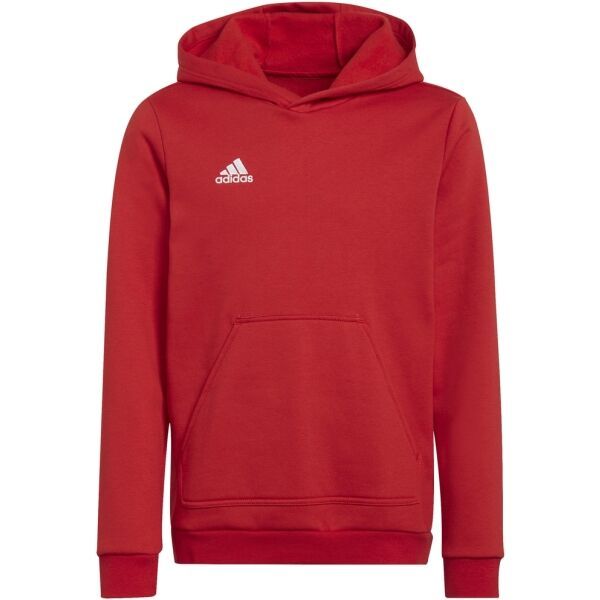 adidas adidas ENT22 HOODY Y Bluza piłkarska juniorska, czerwony, rozmiar 152