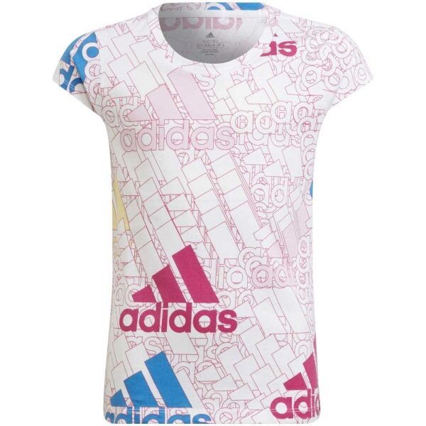 adidas adidas ES BL TEE Koszulka dziewczęca, różowy, rozmiar 164