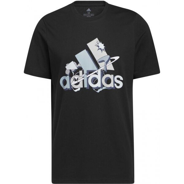 adidas adidas FLUID BOS G TEE Koszulka męska, czarny, rozmiar S