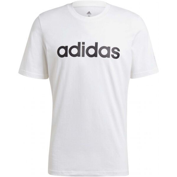 adidas adidas LIN SJ T Koszulka męska, biały, rozmiar M