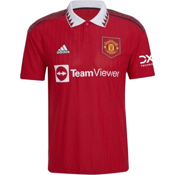 adidas adidas MUFC H JSY Koszulka piłkarska męska, czerwony, rozmiar M