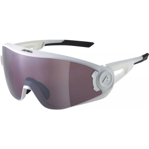 Alpina Sports Alpina Sports 5W1NG Q + CM Okulary sportowe, biały, rozmiar os