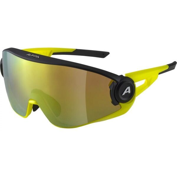 Alpina Sports Alpina Sports 5W1NG Q Okulary przeciwsłoneczne, żółty, rozmiar os