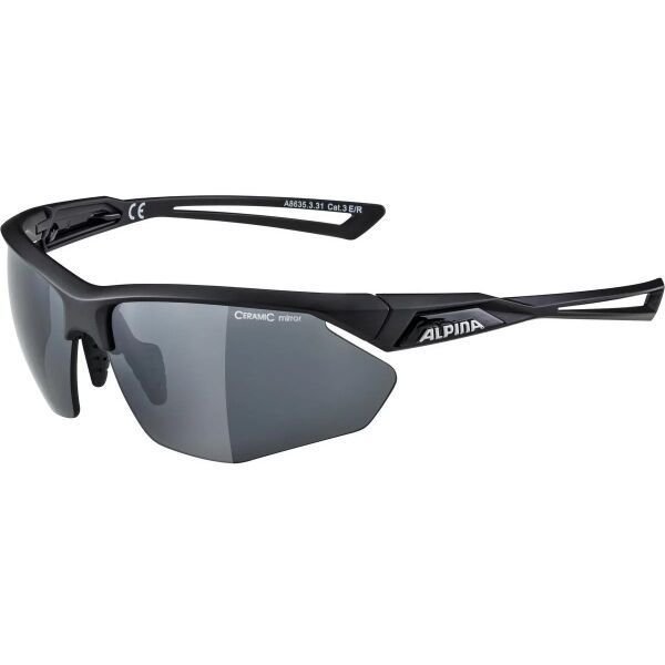 Alpina Sports Alpina Sports NYLOS HR Okulary przeciwsłoneczne, czarny, rozmiar os
