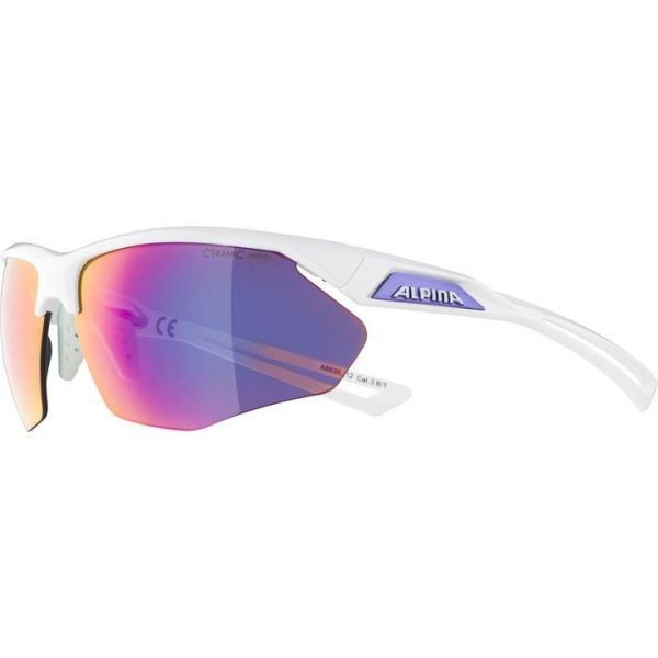 Alpina Sports Alpina Sports NYLOS HR Okulary przeciwsłoneczne unisex, biały, rozmiar os