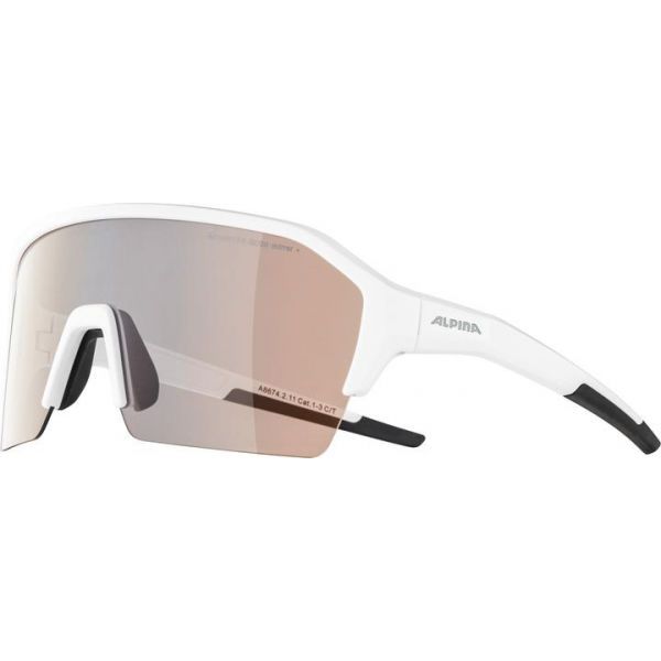 Alpina Sports Alpina Sports RAM HR HVLM+ Okulary przeciwsłoneczne unisex, biały, rozmiar os