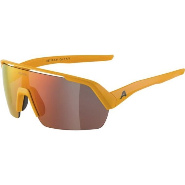 Alpina Sports Alpina Sports TURBO HR Okulary przeciwsłoneczne, pomarańczowy, rozmiar os