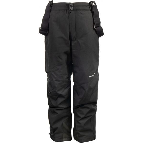 ALPINE PRO ALPINE PRO FRIDO Spodnie narciarskie dziecięce, czarny, rozmiar 128-134