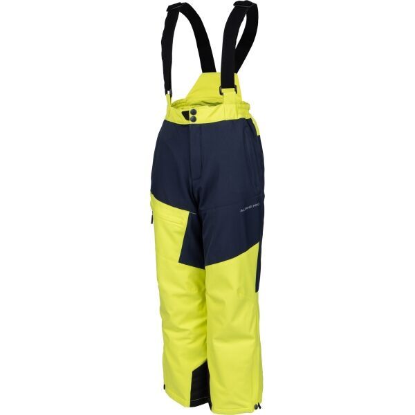 ALPINE PRO ALPINE PRO HERDO Spodnie narciarskie chłopięce, żółty, rozmiar 152-158