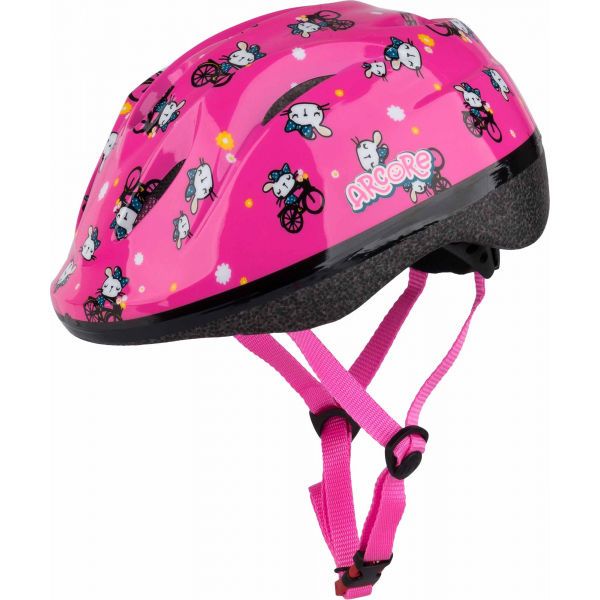 Arcore Arcore TIKKI Kask rowerowy dziewczęcy, różowy, rozmiar (51 - 53)