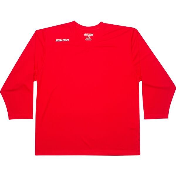 Bauer Bauer FLEX PRACTICE JERSEY YTH Koszulka hokejowa dziecięca, czerwony, rozmiar M/L