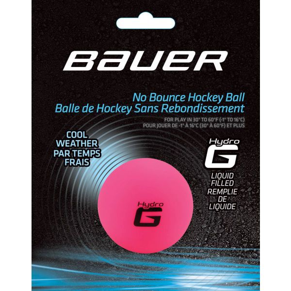 Bauer Bauer HOCKEY BALL HYDRO G WARM Piłka do hokeja, różowy, rozmiar os