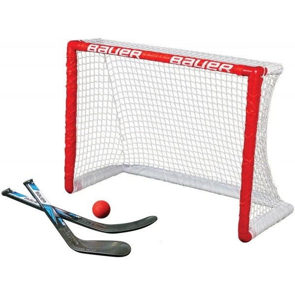 Bauer Bauer KNEE HOCKEY GOAL SET Zestaw do gry w hokeja, czerwony, rozmiar os