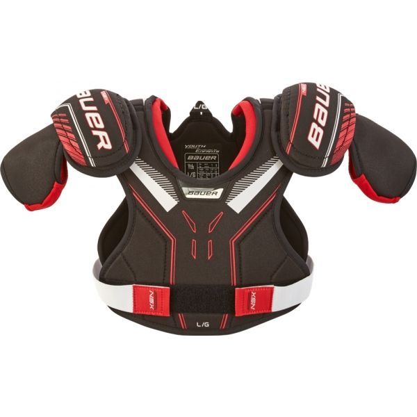 Bauer Bauer NSX SHOULDER PAD YTH Naramienniki, czarny, rozmiar S