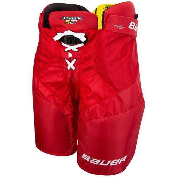 Bauer Bauer SUPREME S27 PANTS JR Spodnie hokejowe, czerwony, rozmiar XL
