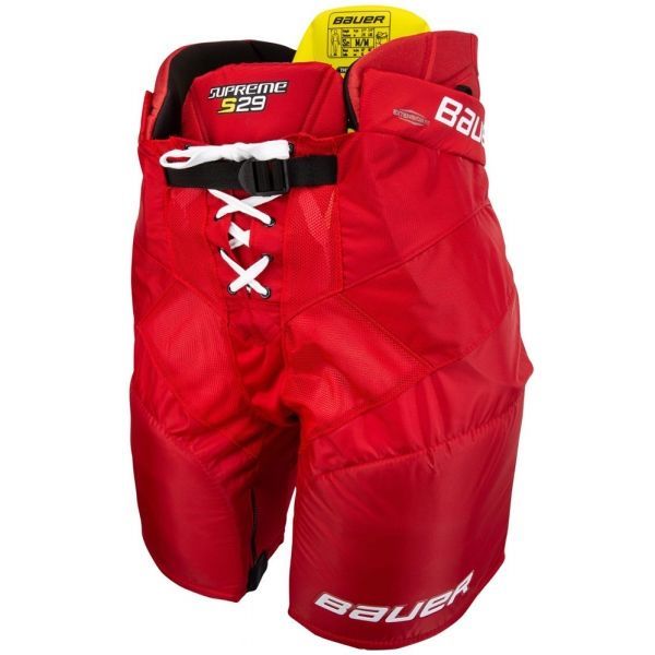 Bauer Bauer SUPREME S29 PANTS SR Spodnie hokejowe, czerwony, rozmiar M
