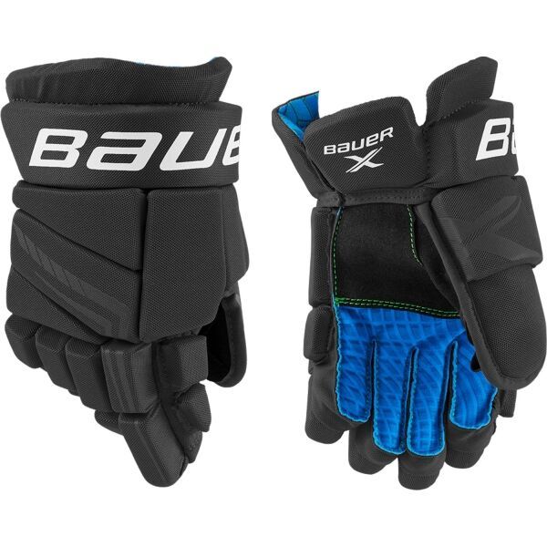 Bauer Bauer X GLOVE JR Rękawice hokejowe dziecięce, czarny, rozmiar 11