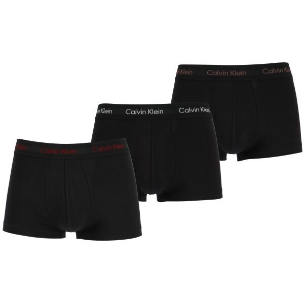Calvin Klein Calvin Klein 3 PACK LO RISE TRUNK Bokserki męskie, czarny, rozmiar M