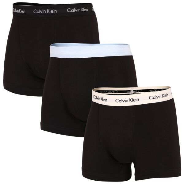 Calvin Klein Calvin Klein 3P TRUNK Bokserki męskie, czarny, rozmiar S