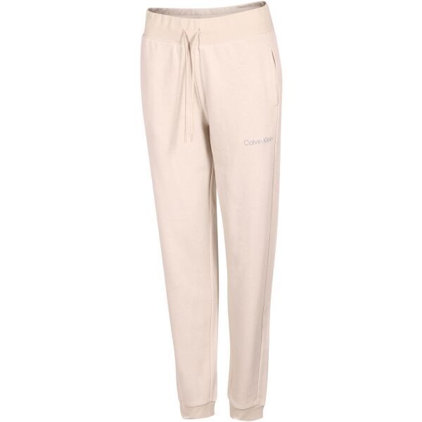 Calvin Klein Calvin Klein KNIT PANTS Spodnie dresowe damskie, beżowy, rozmiar S
