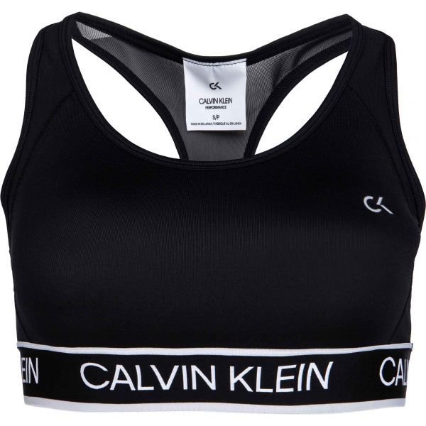 Calvin Klein Calvin Klein MEDIUM SUPPORT BRA Biustonosz sportowy damski, czarny, rozmiar XS