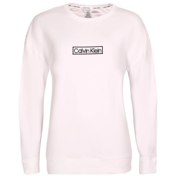 Calvin Klein Calvin Klein REIMAGINED HER LW-L/S SWEATSHIRT Bluza damska, biały, rozmiar S