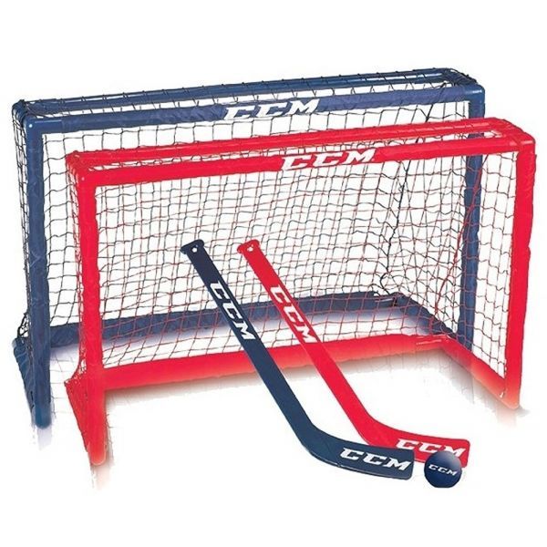 CCM CCM MINI HOCKEY SET Zestaw do hokeja dla dzieci, niebieski, rozmiar os