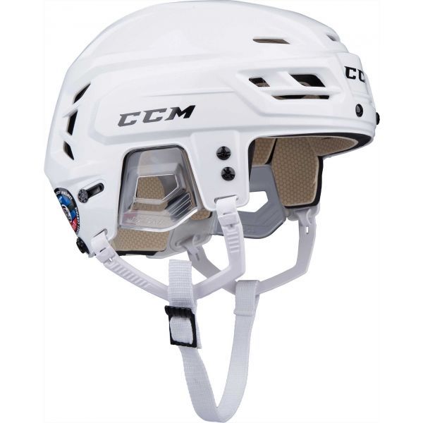 CCM CCM TACKS 110 SR Kask hokejowy, biały, rozmiar XS