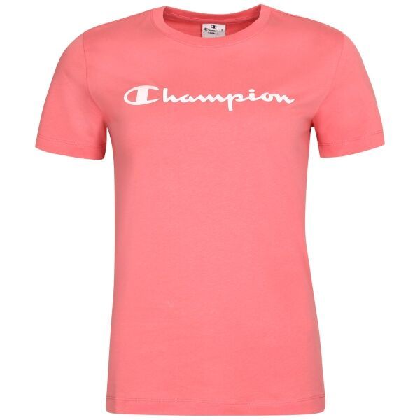 Champion Champion CREWNECK T-SHIRT Koszulka damska, różowy, rozmiar L