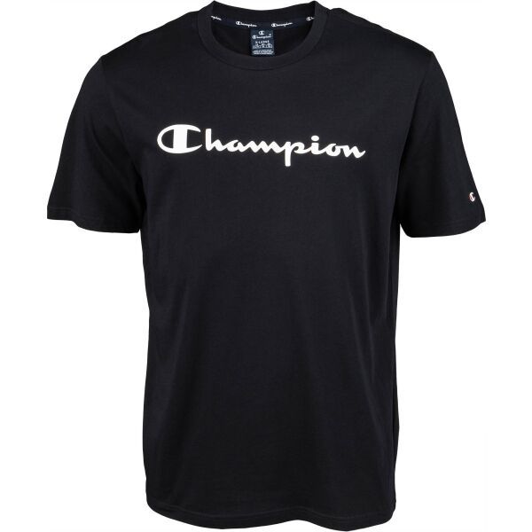 Champion Champion CREWNECK T-SHIRT Koszulka męska, czarny, rozmiar M