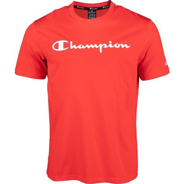 Champion Champion CREWNECK T-SHIRT Koszulka męska, czerwony, rozmiar M