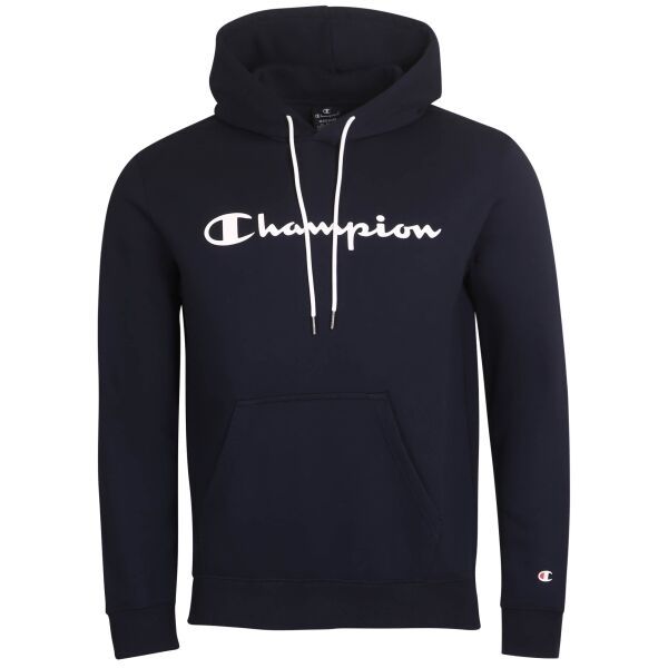 Champion Champion FALL POLY FLEECE HOODED SWEATSHIRT Bluza męska, ciemnoniebieski, rozmiar XL