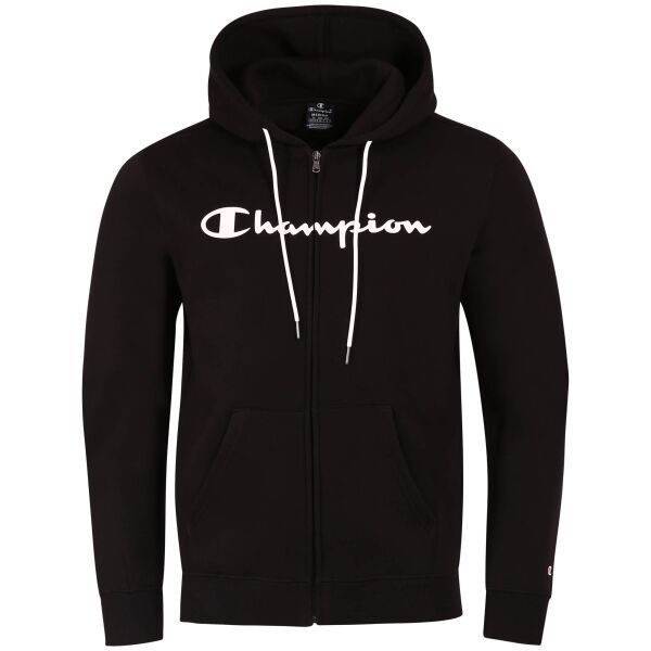 Champion Champion HOODED FULL ZIP SWEATSHIRT Bluza męska, czarny, rozmiar XL