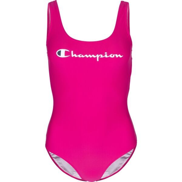 Champion Champion SWIMMING SUIT Strój kąpielowy damski jednoczęściowy, różowy, rozmiar XS