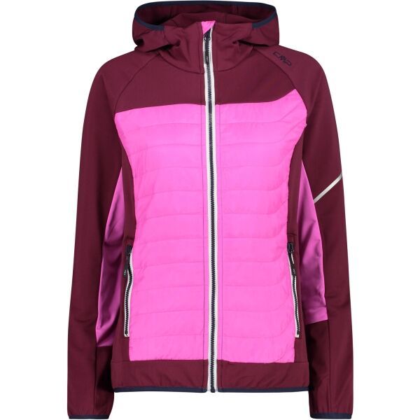 CMP CMP WOMAN JACKET Bluza hybrydowa damska, różowy, rozmiar XS