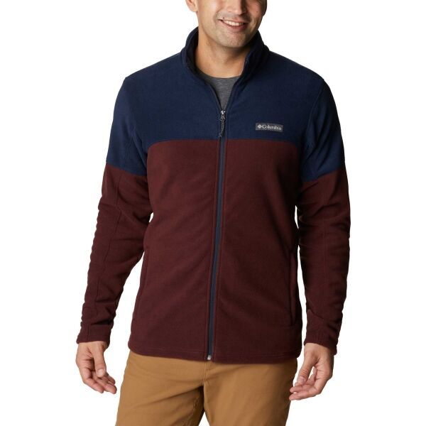 Columbia Columbia BASIN TRAIL III FULL ZIP Bluza męska, bordowy, rozmiar XL