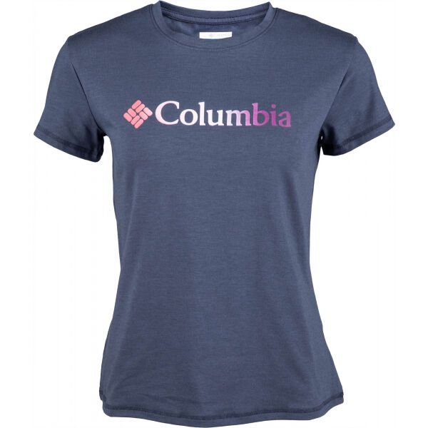 Columbia Columbia SUN TREK SS GRAPHIC TEE Koszulka damska, ciemnoniebieski, rozmiar L