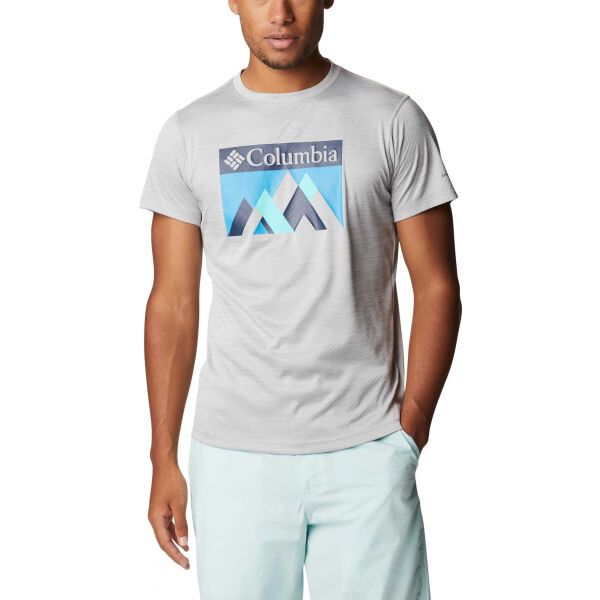 Columbia Columbia ZERO RULES SHORT Koszulka męska, szary, rozmiar M