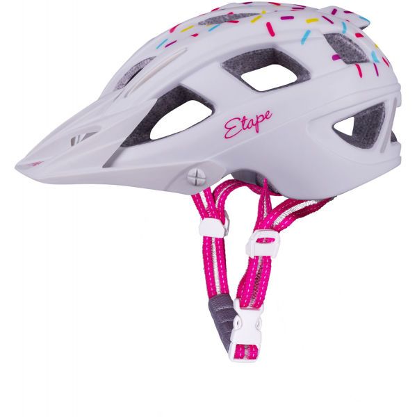 Etape Etape MISSY Kask rowerowy dziewczęcy, biały, rozmiar (55 - 58)