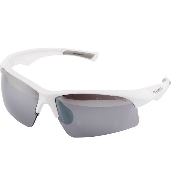 Finmark Finmark FNKX2223 Okulary przeciwsłoneczne sportowe, biały, rozmiar os