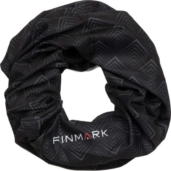Finmark Finmark FS-202 Ocieplacz na szyję wielofunkcyjny, czarny, rozmiar UNI