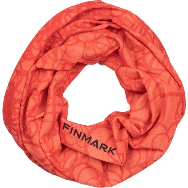 Finmark Finmark FS-219 Ocieplacz na szyję wielofunkcyjny, pomarańczowy, rozmiar UNI