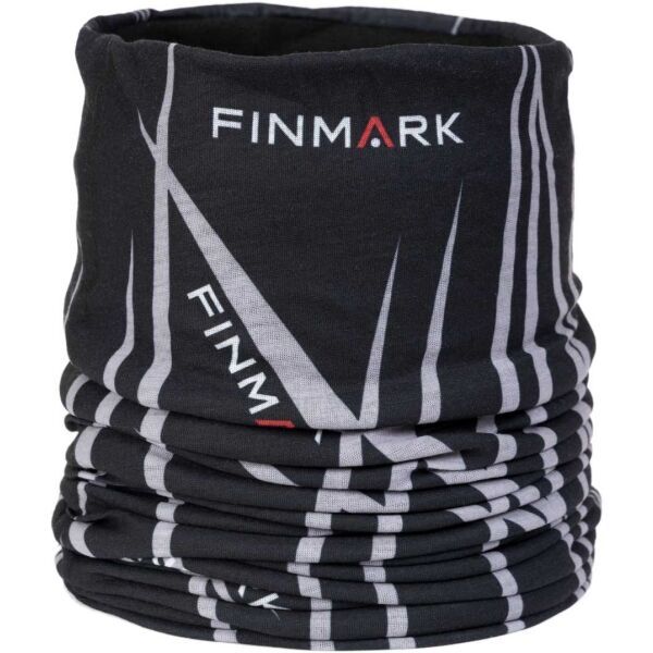 Finmark Finmark FSW-210 Komin wielofunkcyjny z polarem, czarny, rozmiar UNI